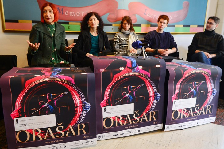 Balet su najavili Gordana Jeromela Kaić, Maša Kolar, Maria del Mar Hernandez, Tilman Patzak i Mauro de Candia (D. ŠTIFANIĆ)