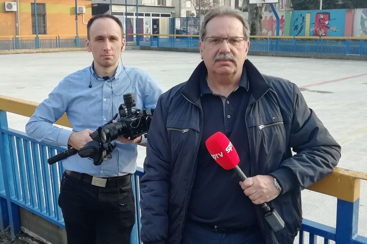 Snimatelj Bojan Prusac i novinar Branko Biočić