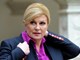 Predsjednička kandidatkinja Kolinda Grabar Kitarović održala je svoj završni skup u Istri danas u Svetom Petru u Šumi (Milivoj MIJOŠEK)