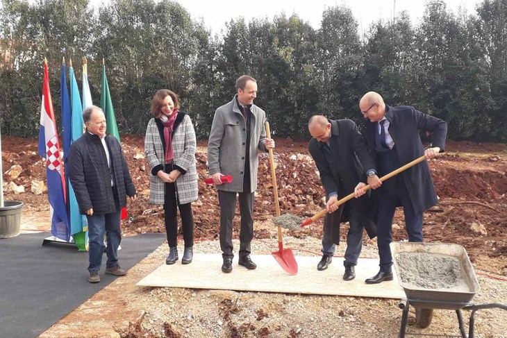 Polaganje kamena temeljca nove umaške srednje škole 