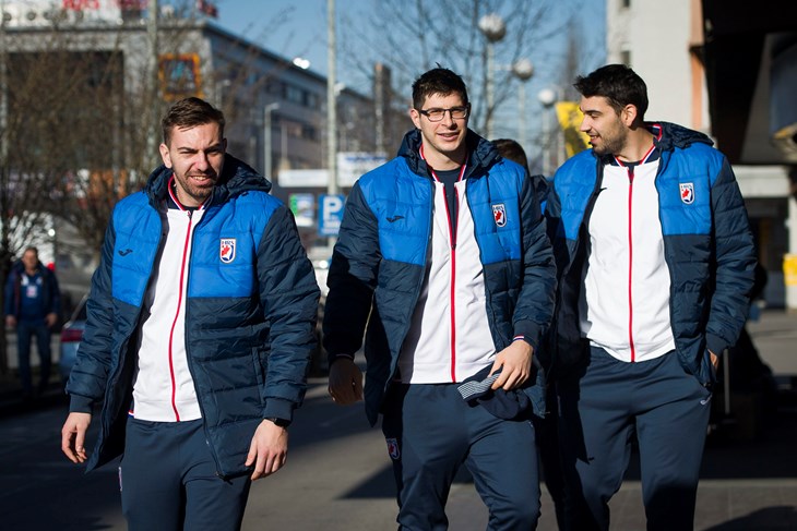 Matej Hrstić, Marko Mamić i Valentino Ravnić (Ante ČIZMIĆ/CROPIX)