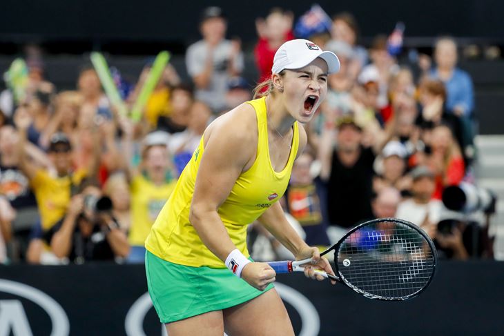 Ashleigh Barty (Hina/EPA)