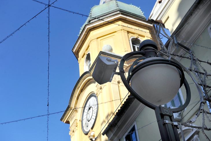 Zvučnici na riječkom Korzu