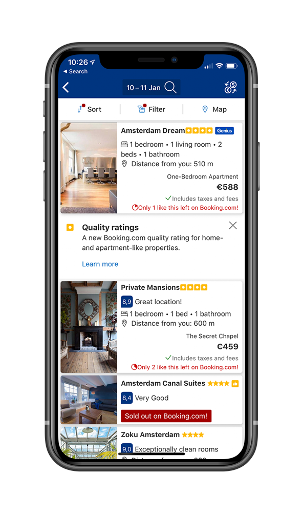 Booking.com - ocjena kvalitete