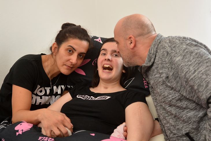 Melisa s roditeljima, mamom Eminom i tatom Sadikom