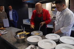 Chef Robert Perić spravio je jela istarskog goveda uz korištenje tradicionalnih namirnica (A. DAGOSTIN)