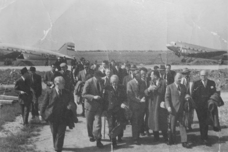 Povratak jugoslavenske delegacije iz Pariza