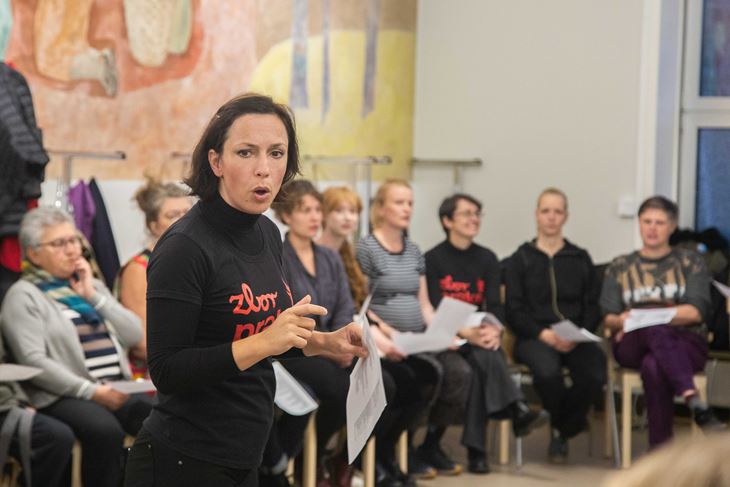 Radionice će voditi Edna Jurcan, voditeljica zbora Praksa (Anna Gašpotić)
