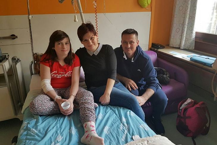 S roditeljima u belgijskoj klinici prije tri godine