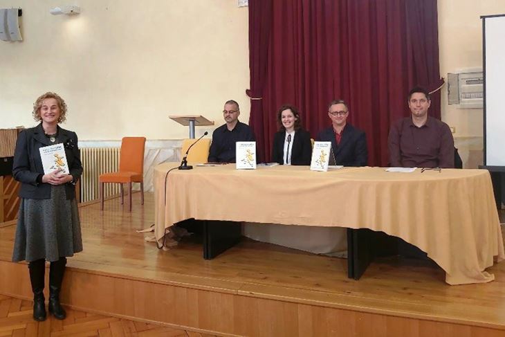 Lina Pliško, Mihovil Dabo, autorica Giovanna Jerolimić, Slaven Bertoša i Marko Jelenić