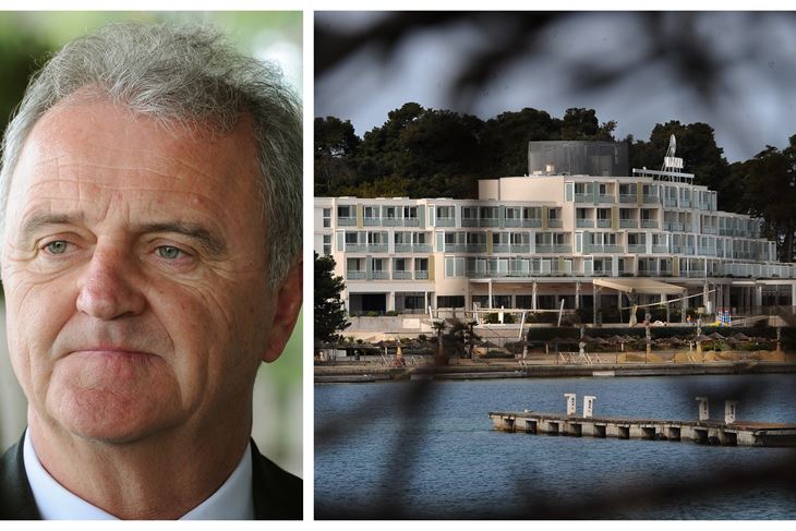Veljko Ostojić (HUT)/Valamarov hotel na otoku Svetog Nikole kod Poreča (Milivoj MIJOŠEK)