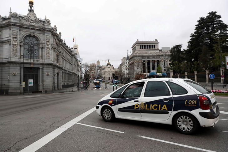 Neki od pulskih studenata su i u Španjolskoj, koja je uz Italiju najveće europsko žarište koronavirusa (EPA)