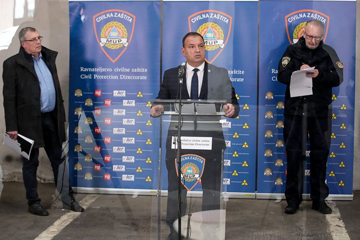 Krunoslav Capak, Vili Beroš i Davor Božinović (Goran STANZL/POOL/PIXELL)