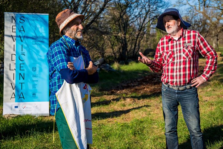 Josip Pino Ivančić i Mario Benčić tijekom prošlogodišnje akcije (Andi Bančić)