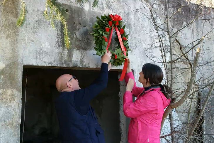 Nikola Medelin i Tajana Ujčić položili su vijenac u Gojaku