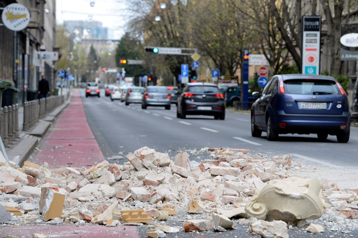 Prije samo mjesec dana jak potres nanio je velike štete Zagrebu (Bruno Konjević/Cropix)