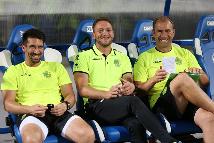 Nije lako složiti kvalitetan trening s manjim brojem igrača - Luka Krklješ, Ivan Prelec i Damir Grlić (www.istra1961.com)