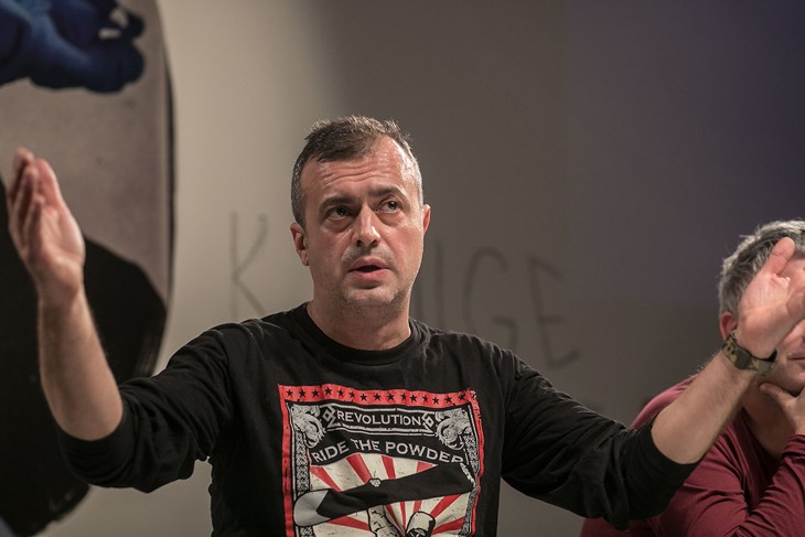 Sergej Trifunović snimljen na pulskoj Sajmu knjige prije nekoliko godina (Arhiva)