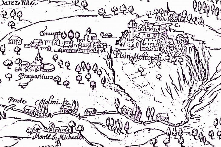 Prikaz Pazina iz 1642. godine