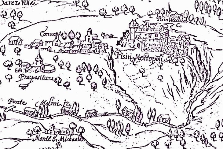 Prikaz Pazina iz 1642. godine