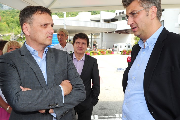 Anton Kliman i Andrej Plenković (Milivoj MIJOŠEK/Arhiva)