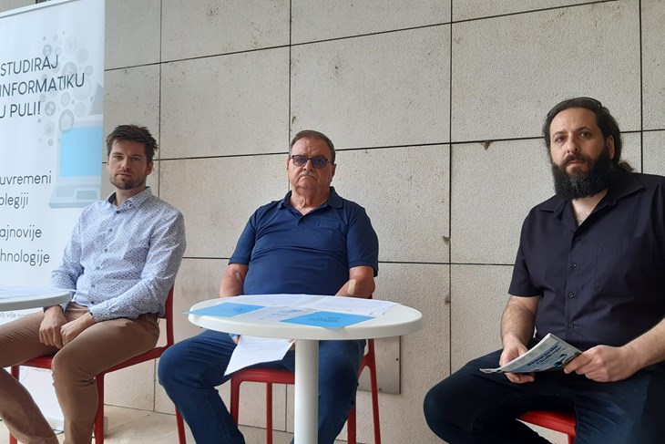 Nikola Tanković, dekan Giorgio Sinković i Darko Etinger (Zvjezdan STRAHINJA)
