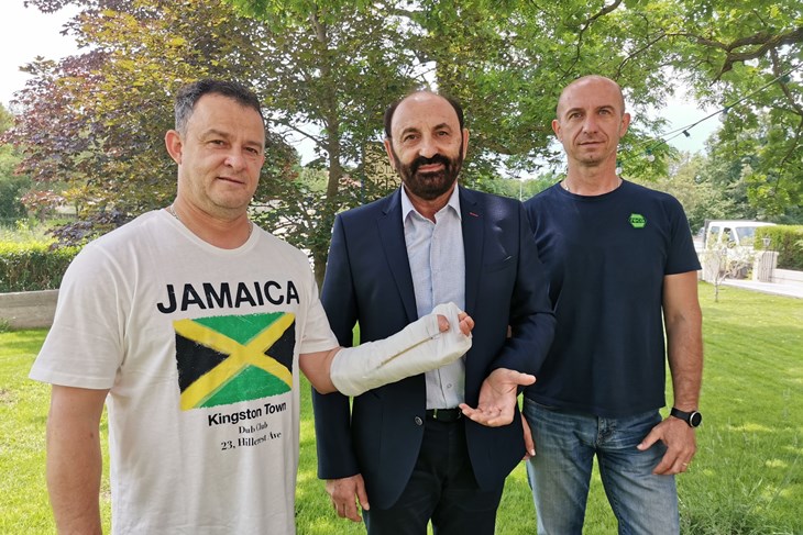 Dražen Bužan, dr. Ivan Kirin i Lari Franković (B. BIOČIĆ)
