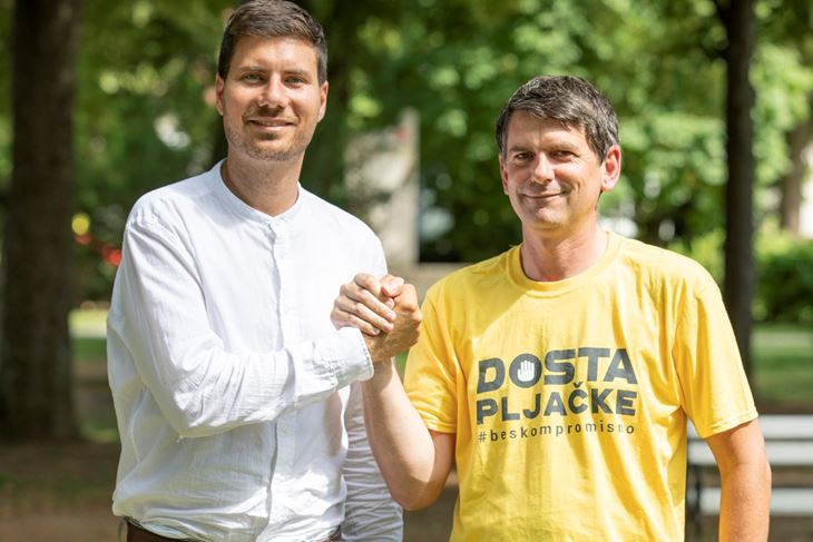 Ivan Pernar i Željko Bilić - koalicija Dosta pljačke (D. SADIKAJ)
