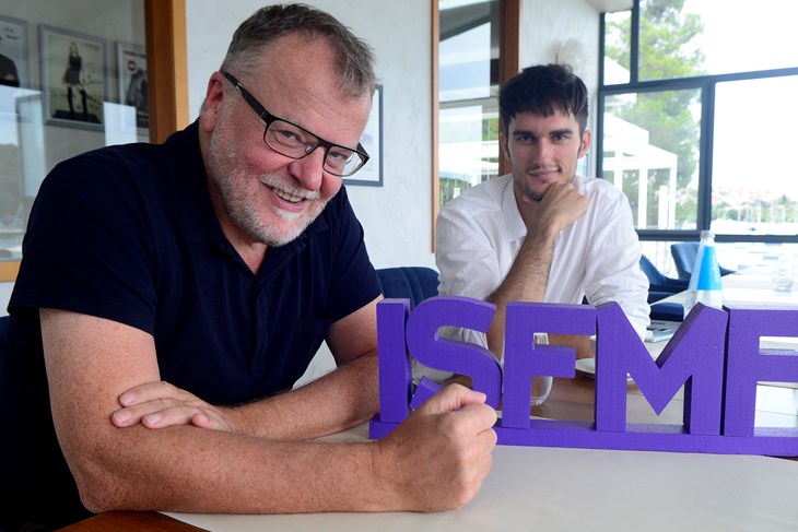 Austrijski redatelj i scenarist Stefan Ruzowitzky i umjetnički direktor festivala Ozren K. Glaser (Dejan ŠTIFANIĆ)