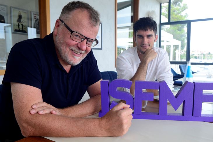 Austrijski redatelj i scenarist Stefan Ruzowitzky i umjetnički direktor festivala Ozren K. Glaser (Dejan ŠTIFANIĆ)