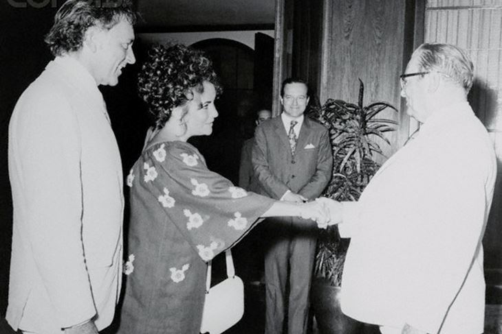 Richard Burton, Elizabeth Taylor i Tito na Brijunima 1971.