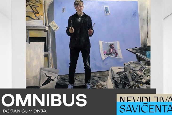 Bojan Šumonja na plakatu, ali i na svojoj slici