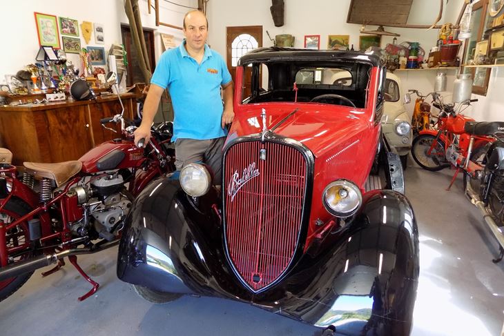 Dražen Fantinić iz Mlini kod Buzeta restaurator je i vlasnik oldtimera (Gordana ČALIĆ ŠVERKO)(Gordana ČALIĆ ŠVERKO)