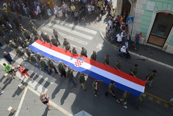 Prijašnjih je godina u Puli bio organiziran mimohod branitelja povodom obljetnice Oluje (Dejan ŠTIFANIĆ)