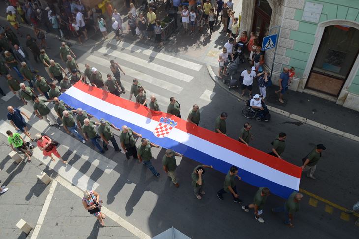 Prijašnjih je godina u Puli bio organiziran mimohod branitelja povodom obljetnice Oluje (Dejan ŠTIFANIĆ)