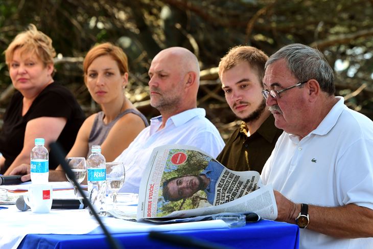 Ksenija Marinković, Dijana Vidušin, Saša Leković, Borna Vujčić i Duško Ljuština (Milivoj MIJOŠEK)
