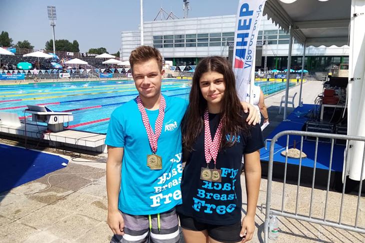 Zlatni Mark i jedina istranka s medaljama - Mark Miota i Lana Punek
