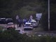 Policija na cesti prema Vallelungi i Štinjanu (Duško MARUŠIĆ ČIČI)