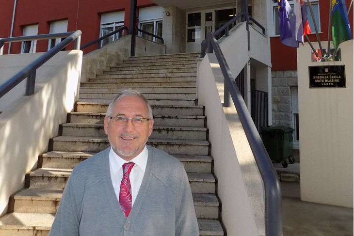 Čedomir Ružić, ravnatelj labinske srednje škole