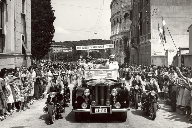Tito i Selassie u Puli 1959.