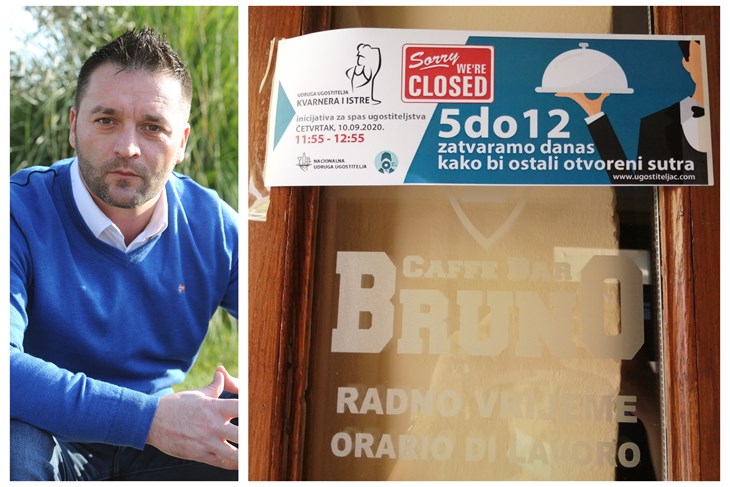 Stanislav Briškoski / Natpis na jednom rovinjskom kafiću