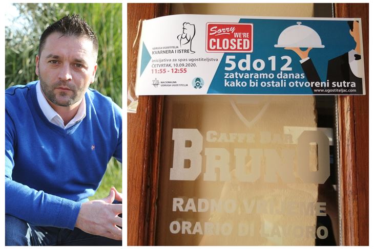 Stanislav Briškoski / Natpis na jednom rovinjskom kafiću