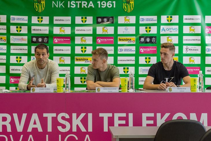 POPUNJAVA SE ROSTER ZELENO-ŽUTIH - Dario Dabac, Dino Halilović i Matej Vuk (www.nkistra.com)