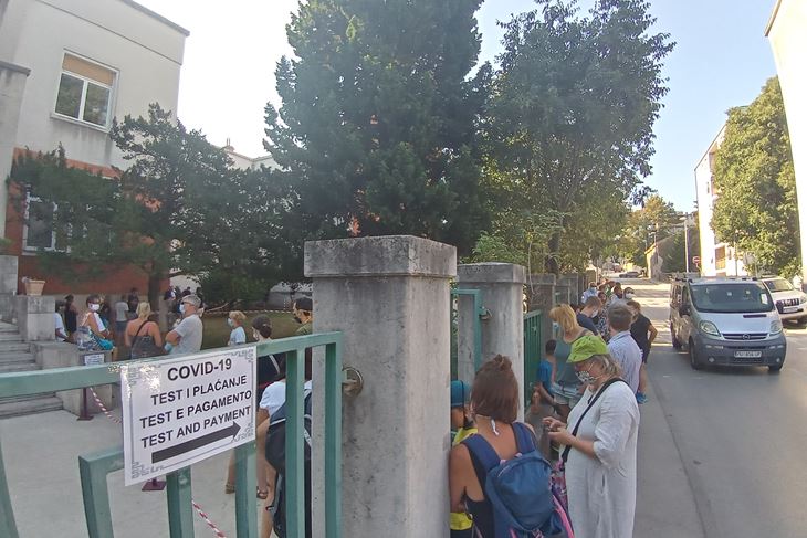 Testiranje na COVID-19,  Pula Zavod za javno zdravstvo (D. PALIBRK)