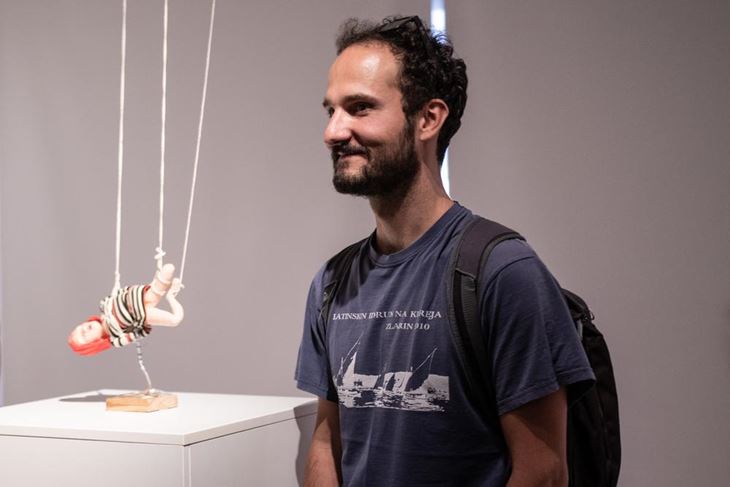 Iza kulisa Behind the scenes - Shoko Hara puppet, Natko Stipaničev