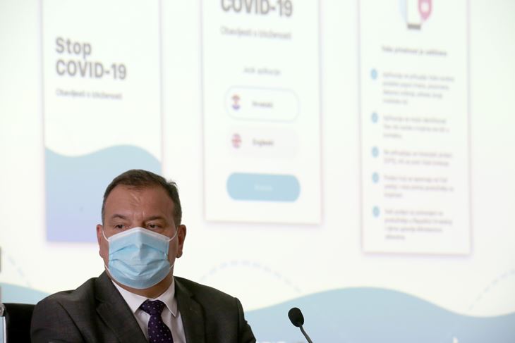 Beros napredstavljanju aplikacije Stop Covid 19Hina 