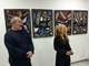 Autori izložbe Savo Rupić i Irina Černjavski Šantrić (Z. ANGELESKI)