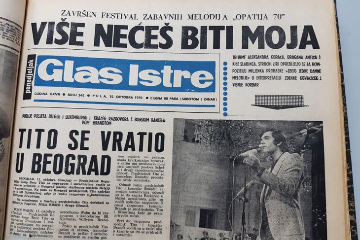 GLAS ISTRE 1970 12. LISTOPAD