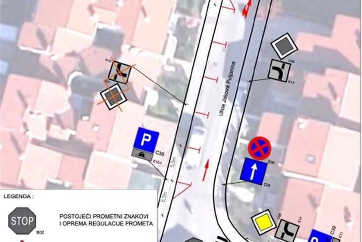 Regulacija u Ulici Jakova Puljanina
