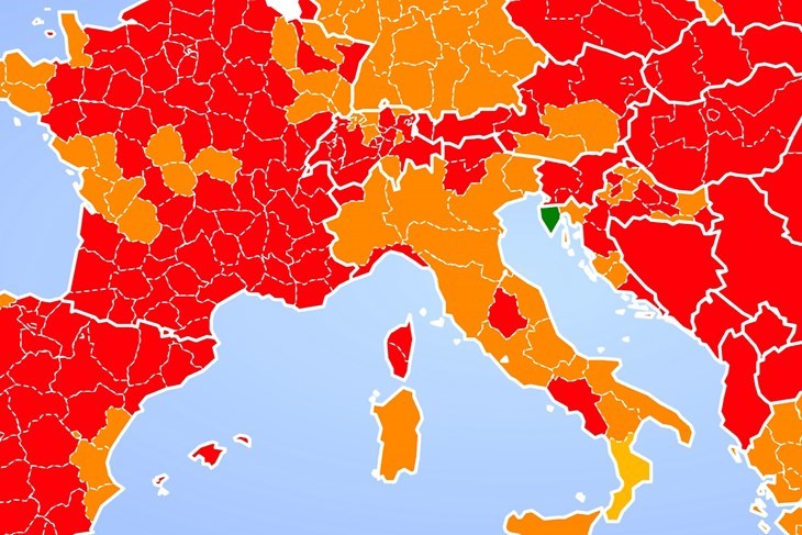 korona mapa